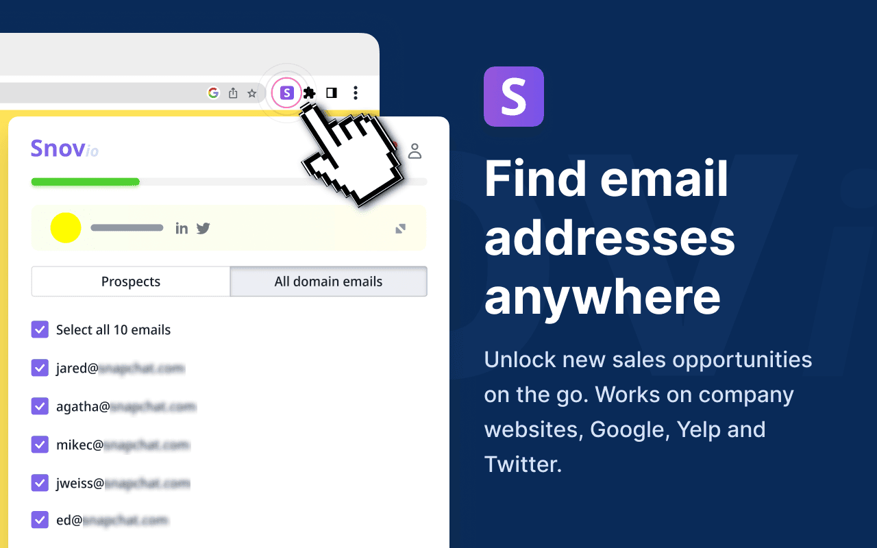 email finder by snov