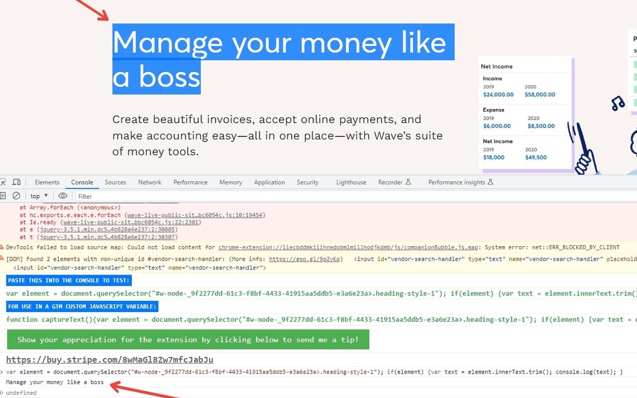 gtm variable builder