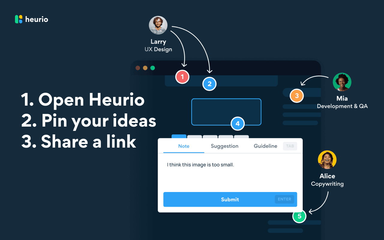 heurio one click bug report ux check tool