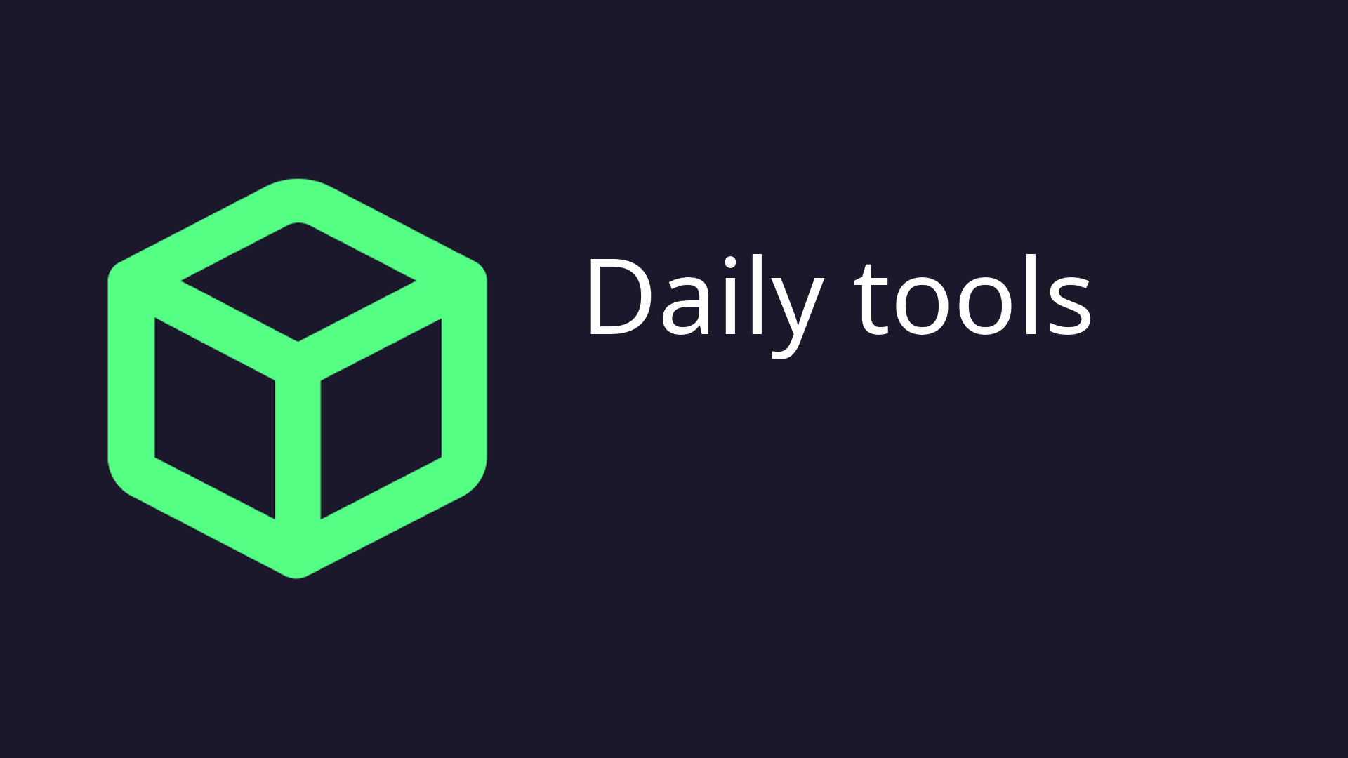 Online tools for everyday tasks — DevBox Tools