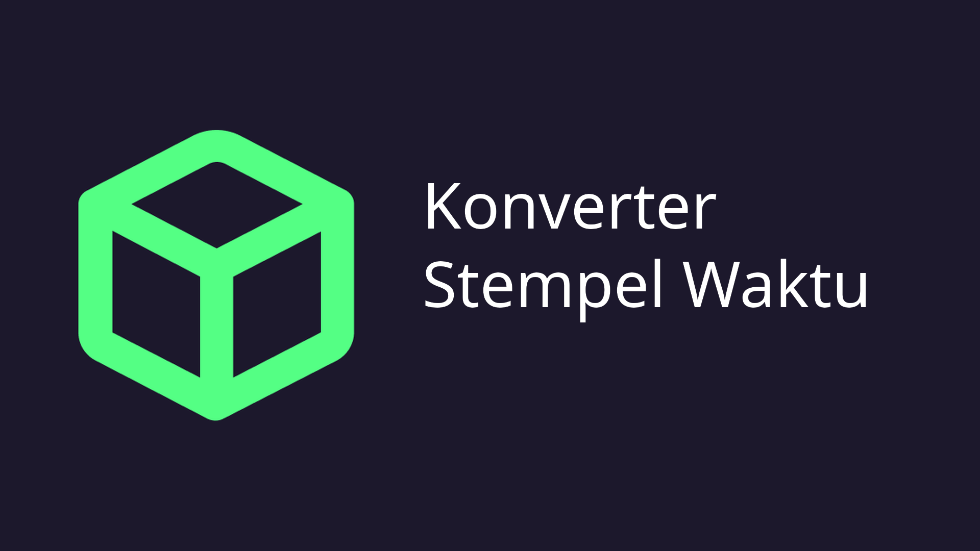 Konverter TimeStamp: UNIX, UTC, DateTime, ISO, RFC — DevBox Tools