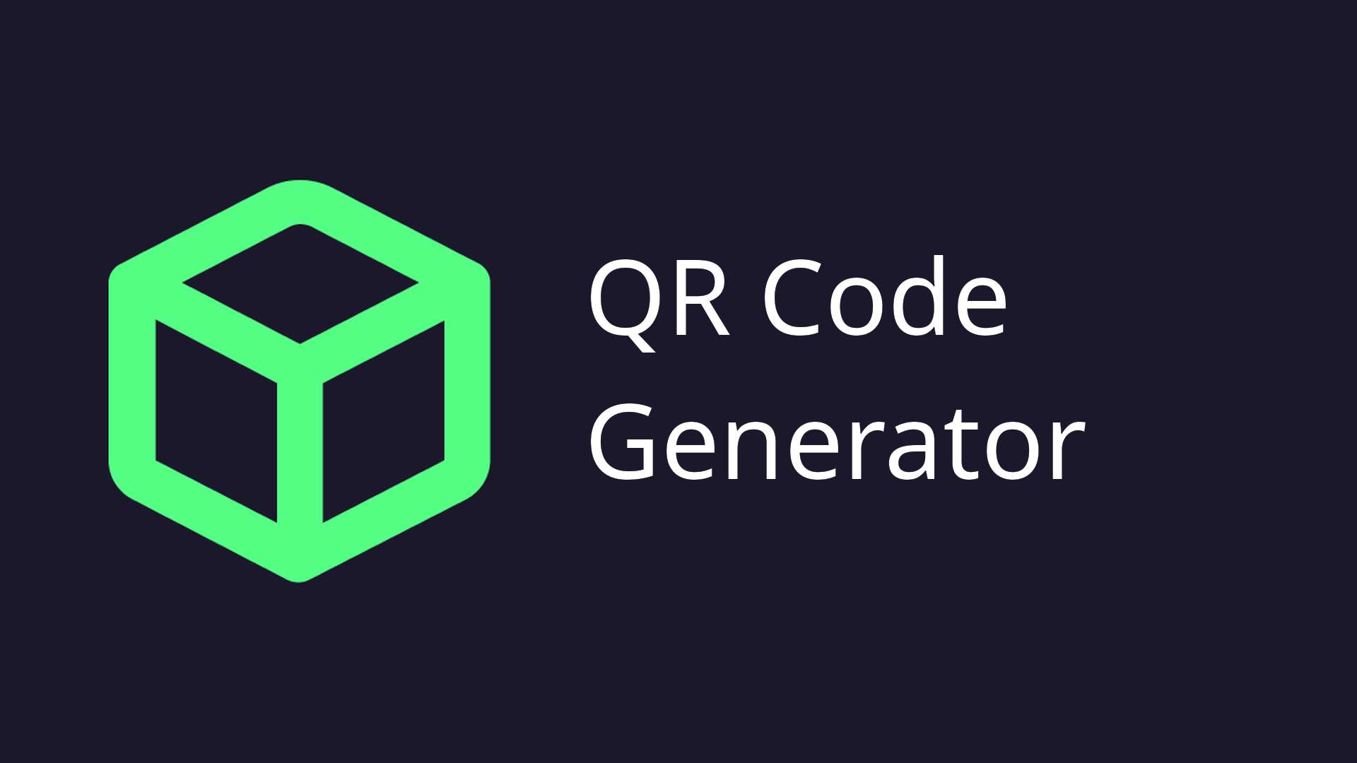 Create QR Codes for Links, Texts, and Contacts — DevBox Tools